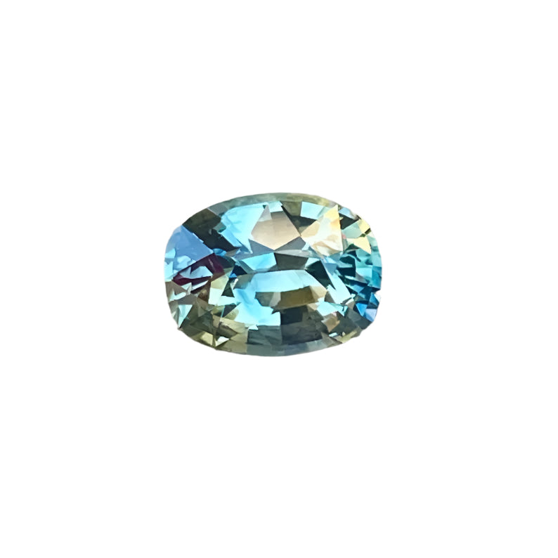 0.94 Carat Natural Blue Green Sapphire – Cushion Cut | Untreated Gem | Madagascar Origin - Sapphire pal