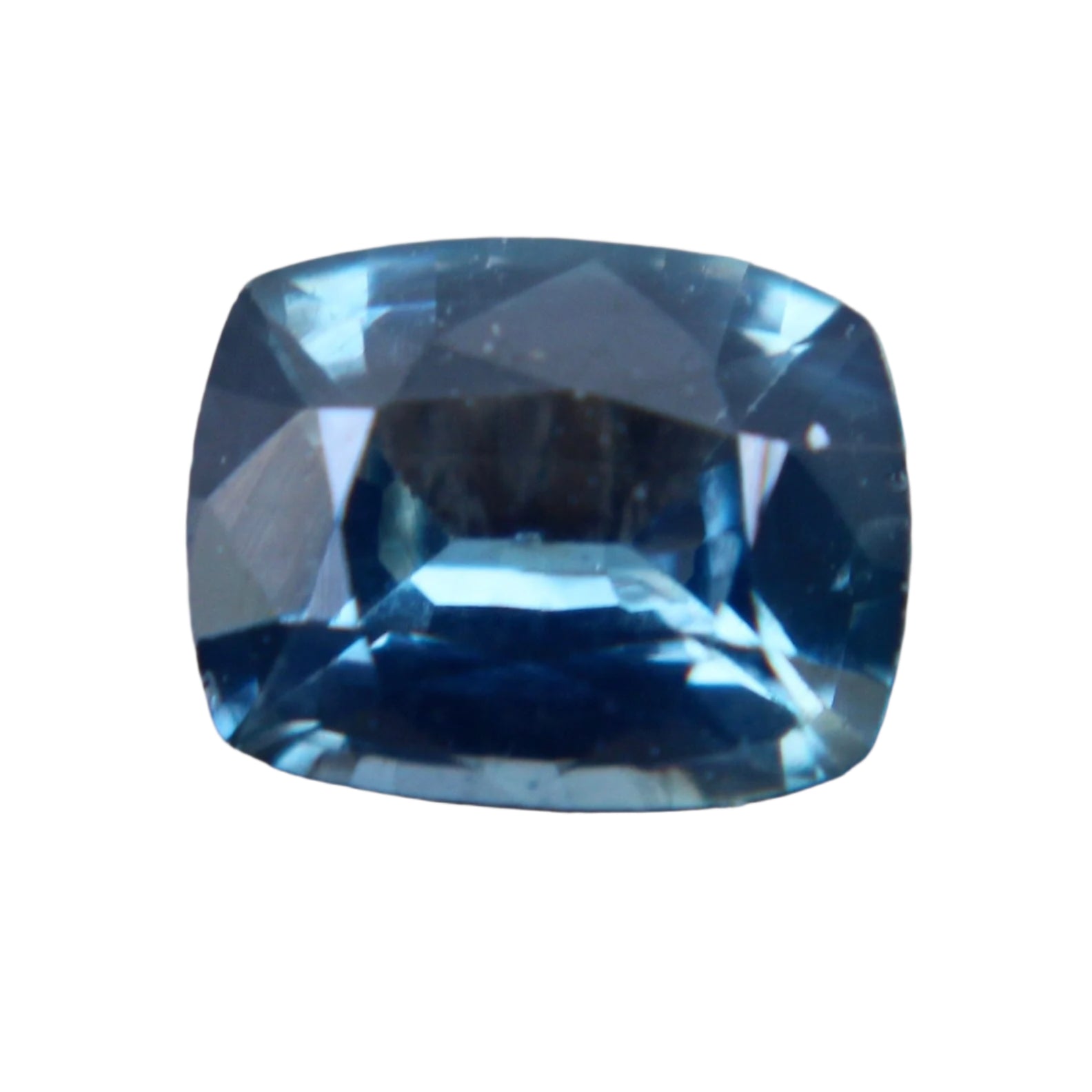 0.52ct Natural Blue Green Sapphire – Cushion Cut, Untreated Loose Gemstone from Madagascar | Sapphire Pal Australia

