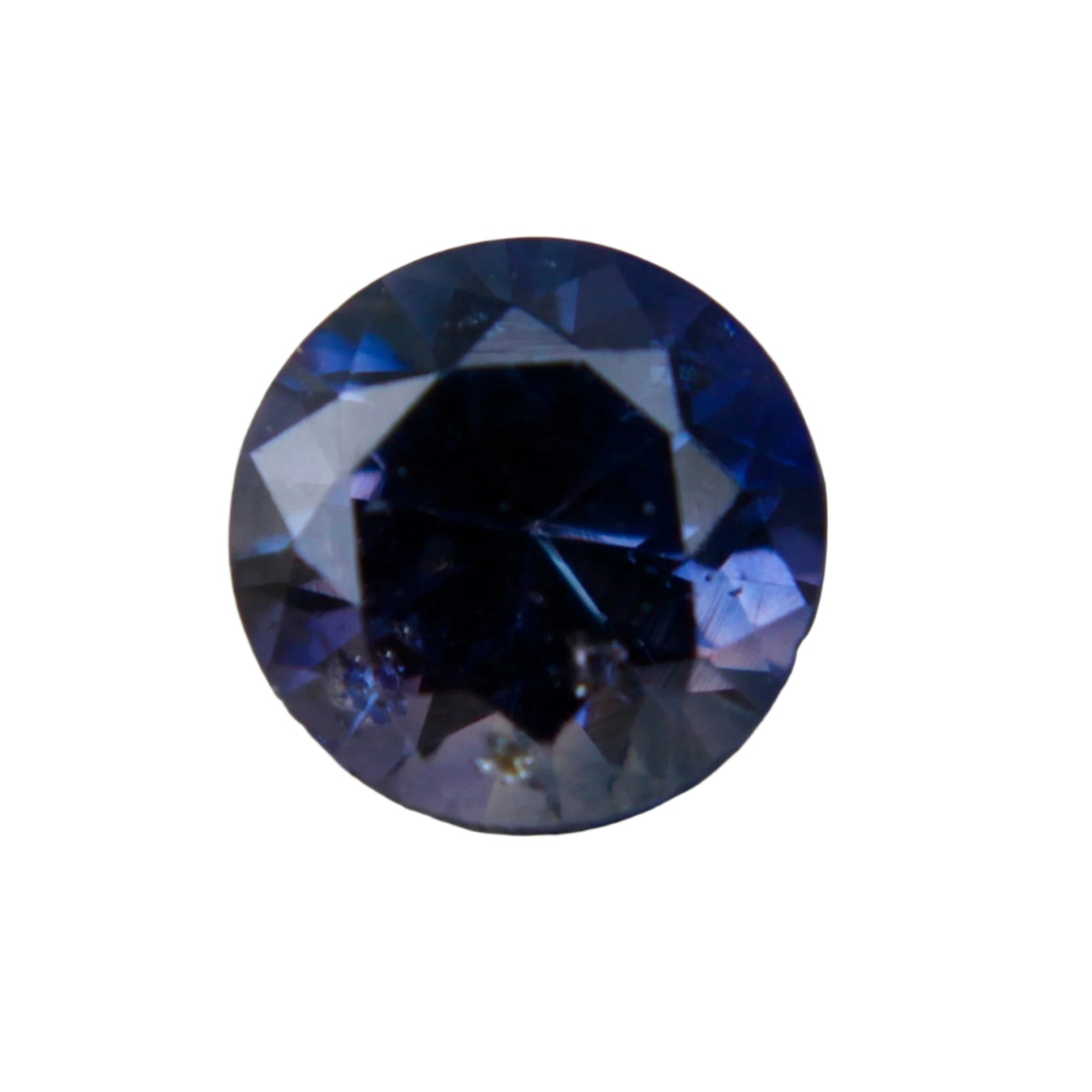 0.70 Carat Natural Blue Pink Sapphire – Round Cut | Ceylon