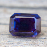Natural Blue - Purple Sapphire 1.32ct — Ceylon Bi - Color, Unheated, Emerald Cut (Eye - Clean) - Sapphirepal