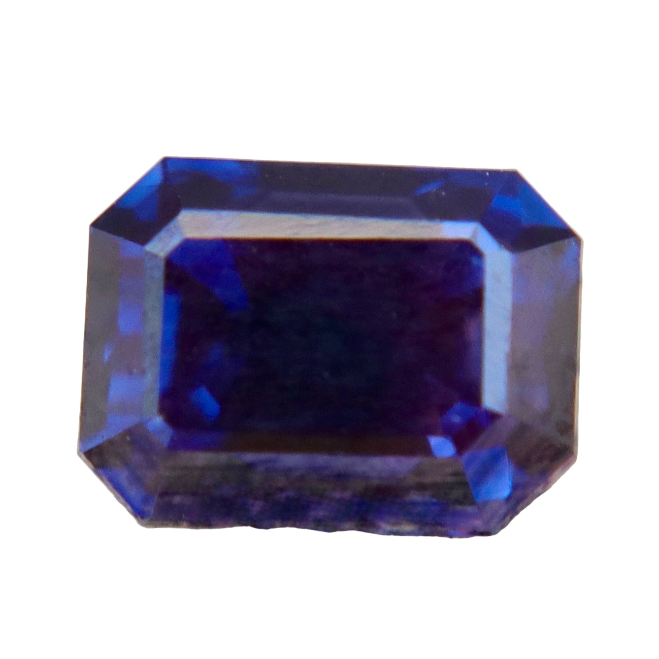 Natural Blue - Purple Sapphire 1.32ct — Ceylon Bi - Color, Unheated, Emerald Cut (Eye - Clean) - Sapphire pal