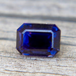 Natural Blue - Purple Sapphire 1.32ct — Ceylon Bi - Color, Unheated, Emerald Cut (Eye - Clean) - Sapphirepal