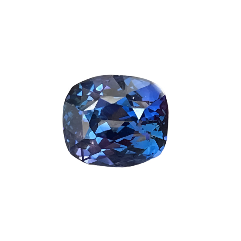 Natural Purplish Blue Sapphire Cushion Cut 1.80 Carat | Untreated & Unheated