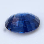 Natural Blue Sapphire 0.58 Carat – Oval Cut Unheated Ceylon Gemstone - Sapphirepal