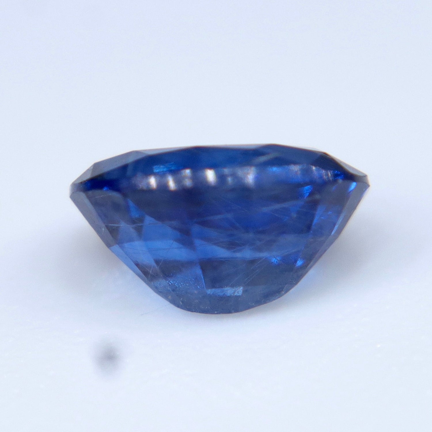 Natural Blue Sapphire 0.58 Carat – Oval Cut Unheated Ceylon Gemstone - Sapphirepal