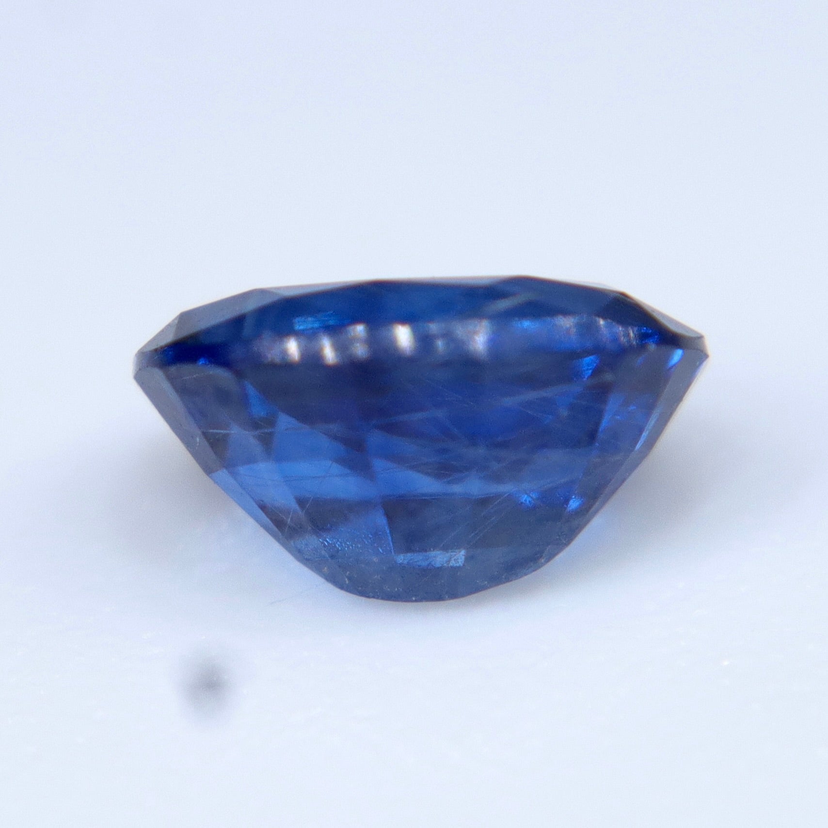 Natural Blue Sapphire 0.58 Carat – Oval Cut Unheated Ceylon Gemstone - Sapphirepal