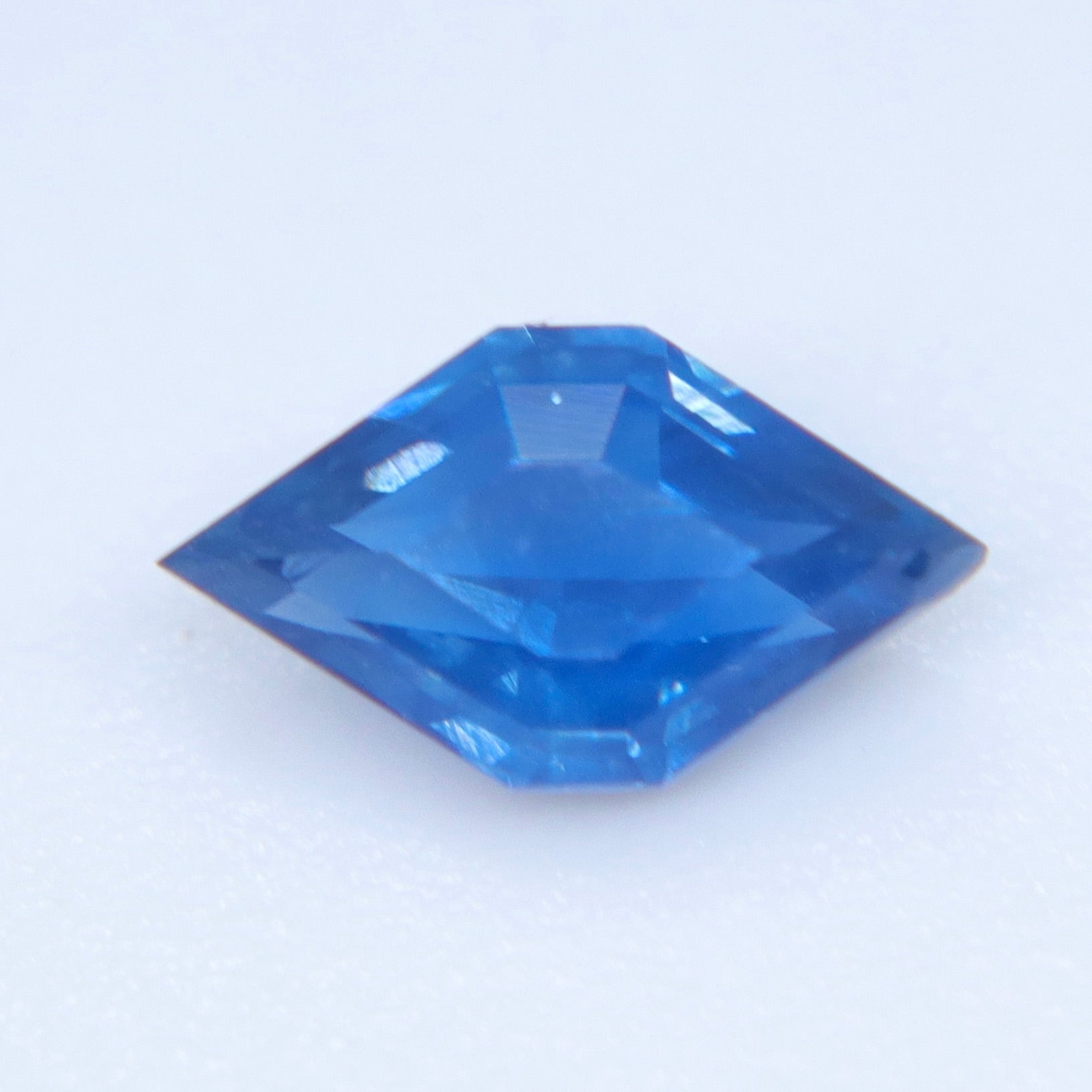 Natural Blue Sapphire 0.59ct Kite Cut Unheated Ceylon VVS Loose Gemstone - Sapphirepal