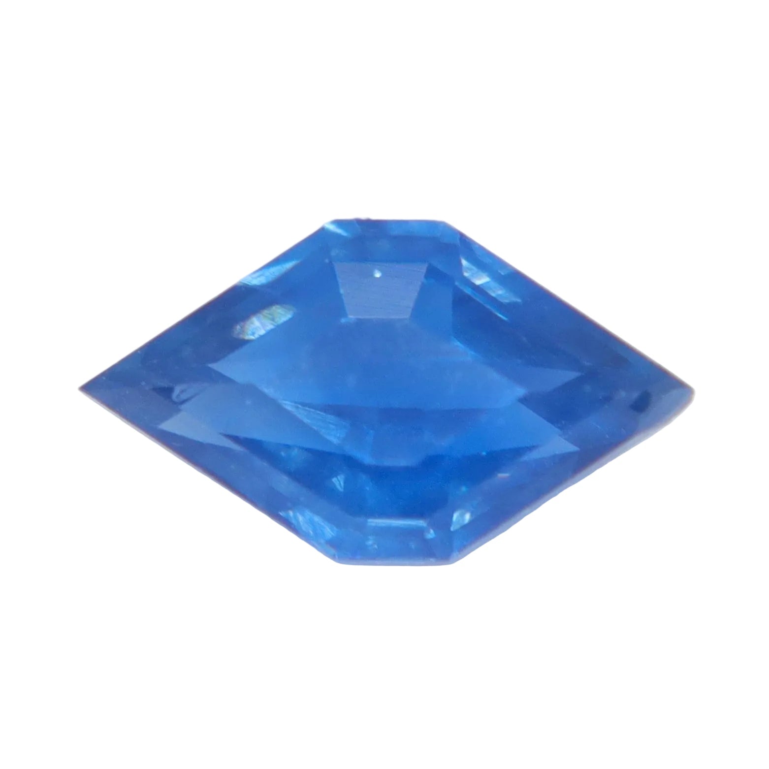 Natural Blue Sapphire 0.59ct Kite Cut Unheated Ceylon VVS Loose Gemstone - Sapphirepal