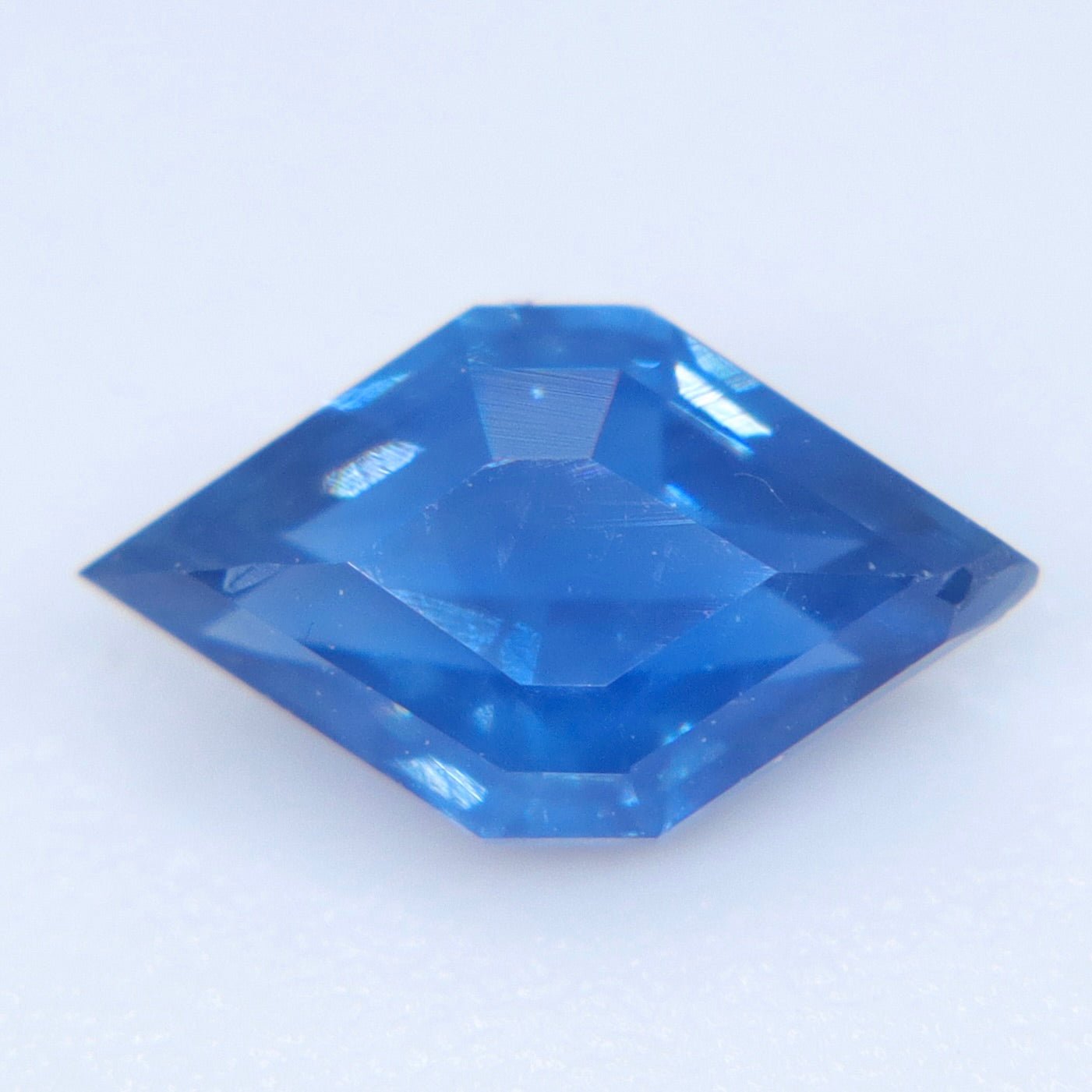 Natural Blue Sapphire 0.59ct Kite Cut Unheated Ceylon VVS Loose Gemstone - Sapphirepal