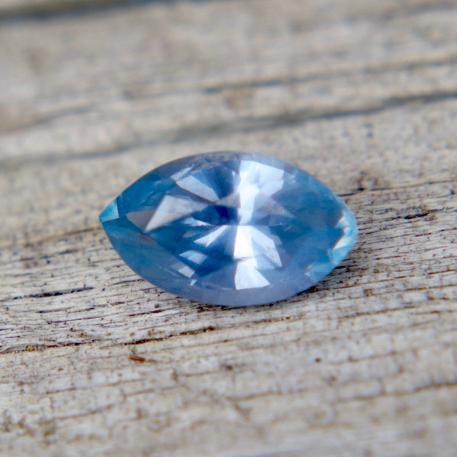 Natural Blue Sapphire — 0.60ct Marquise, Ceylon Origin (Unheated & Untreated) - Sapphirepal