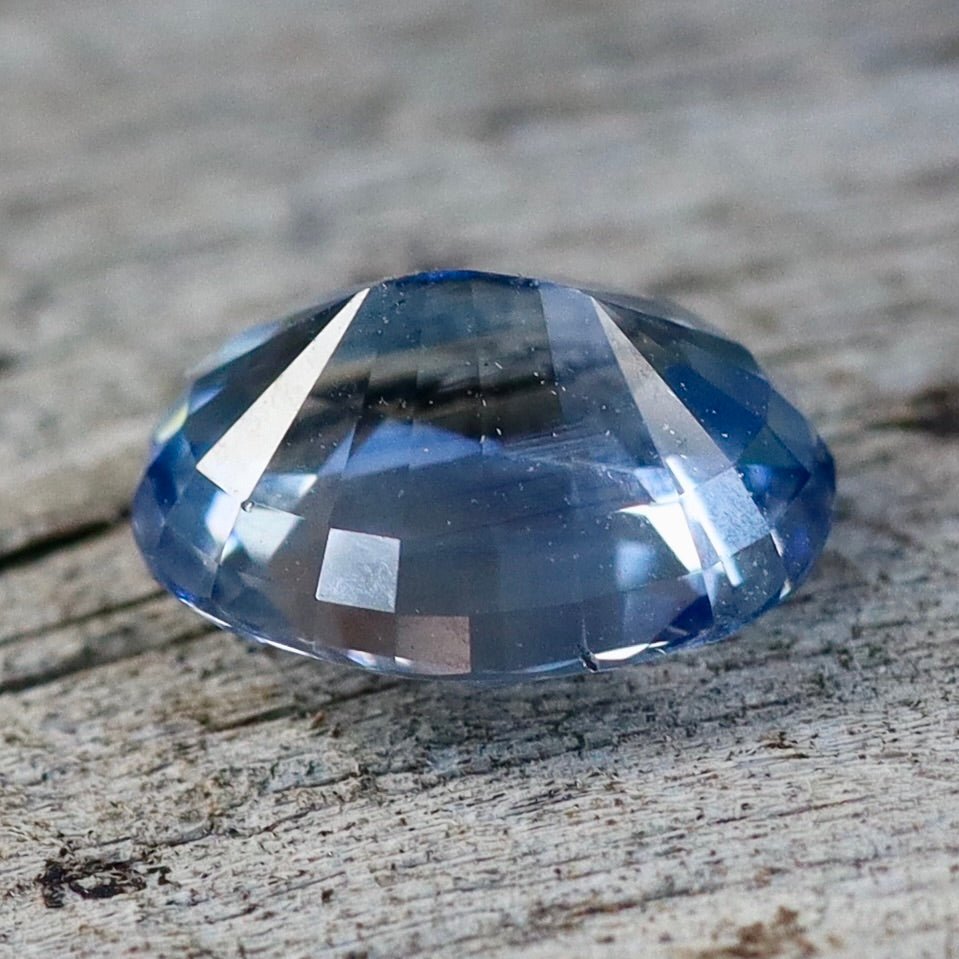 Natural Blue Sapphire – 1.57 Carat Oval Cut | Eye Clean Ceylon Gemstone - Sapphirepal