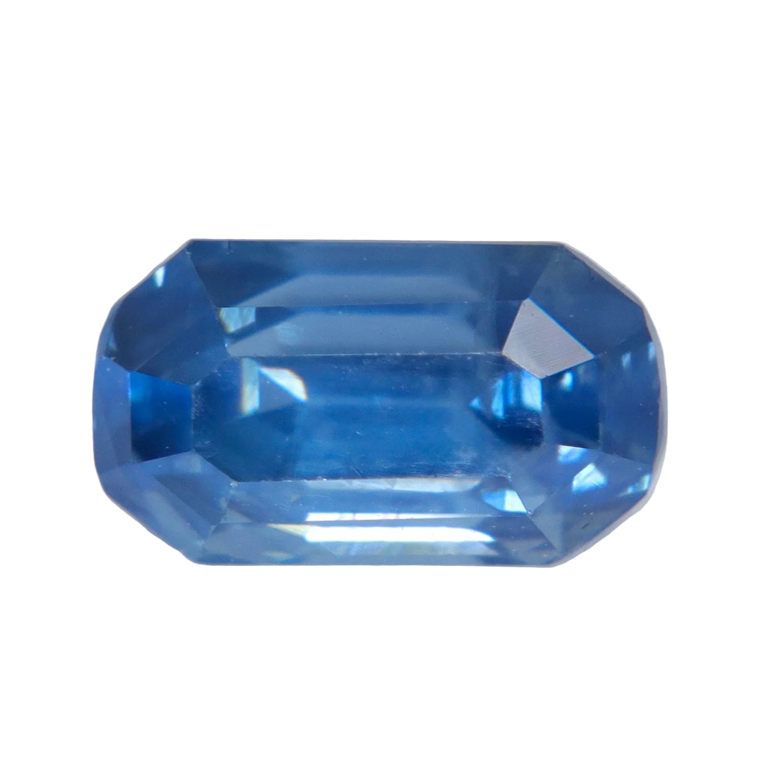 Natural Blue Sapphire 1.62 Carat Emerald Cut Loose Gemstone from Ceylon - Sapphirepal