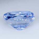 Natural blue sapphire 3.04 carat cushion cut faceted gemstone