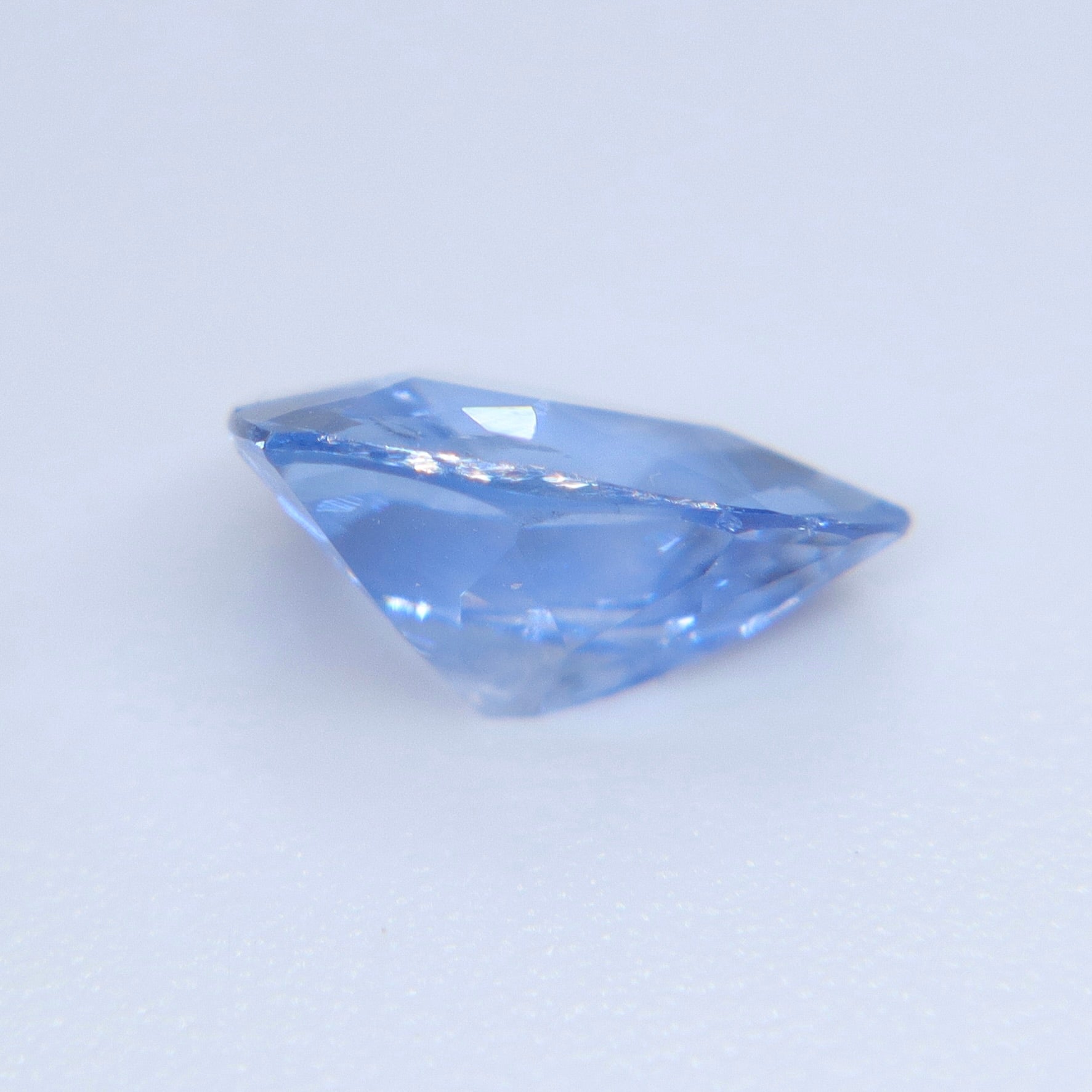 Natural Blue Sapphire (Heated) – 0.84 ct Trillion Cut Loose Ceylon Sapphire | SI - Sapphirepal