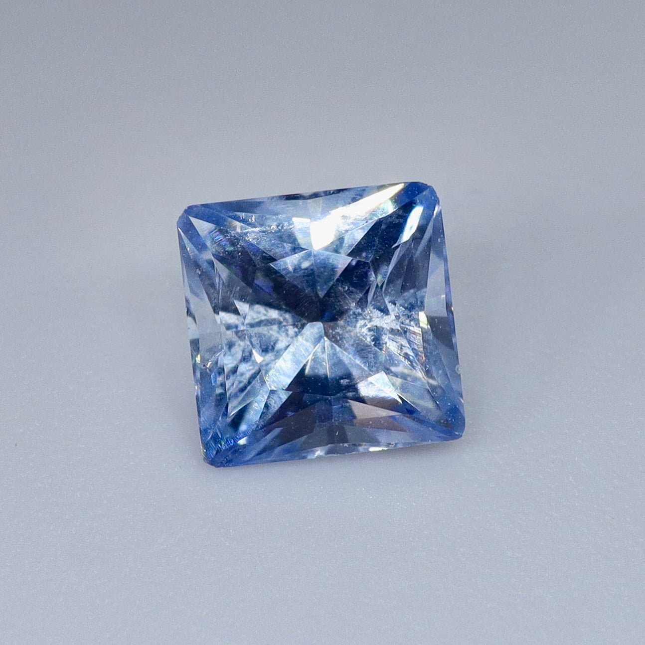 Natural Blue Sapphire (Heated) – 1.12 ct Princess Cut Loose Ceylon Sapphire | VS Clarity - Sapphirepal