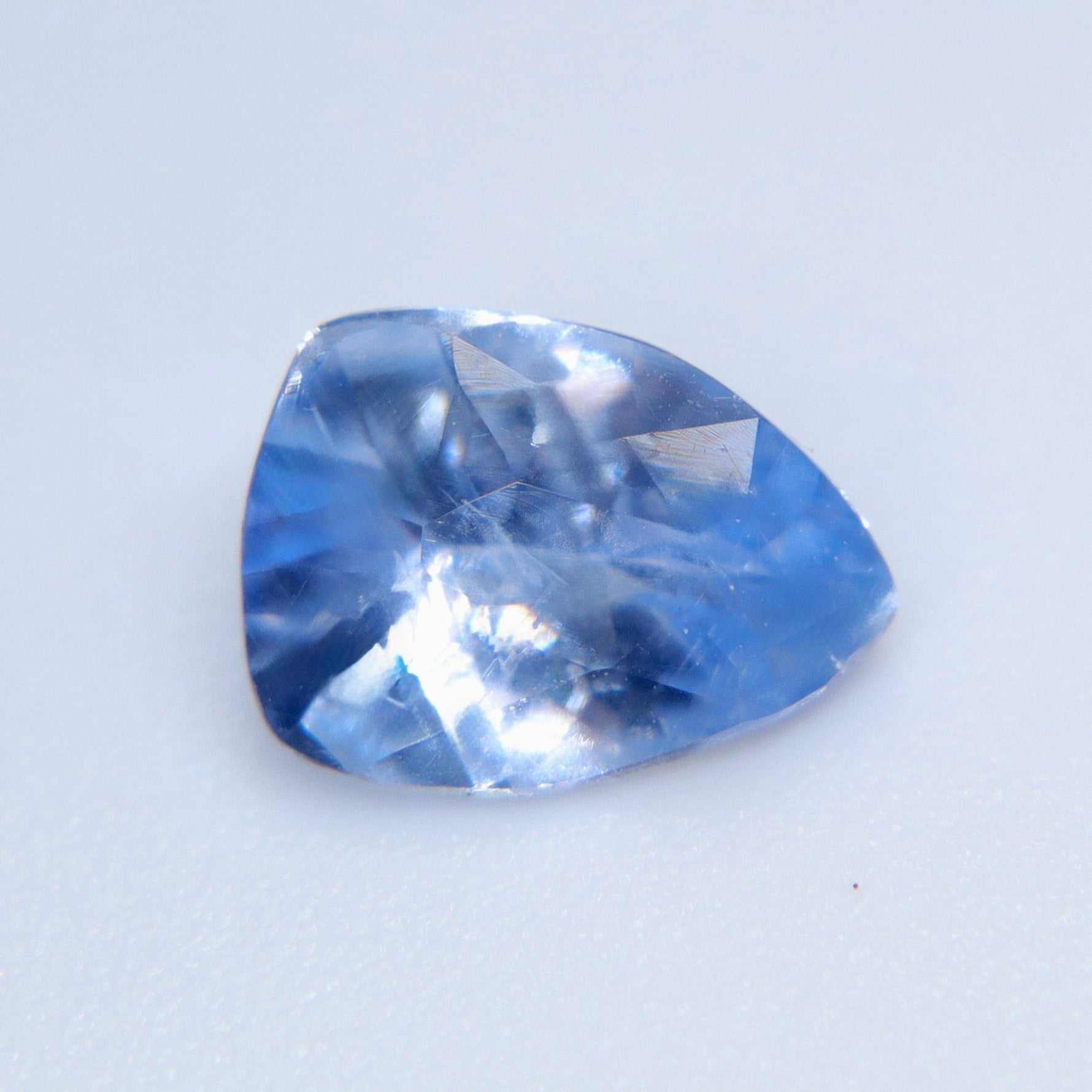 Natural Blue Sapphire (Heated) – 1.14 ct Trillion Cut Loose Ceylon Sapphire | SI - Sapphirepal