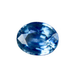 Natural blue sapphire oval cut 0.59 carat loose gemstone