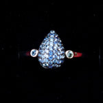 Natural Blue Sapphire Silver Jewelry Set – Ring, Earrings & Pendant | Earth - Sourced Gemstones - Sapphirepal