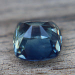Natural Blue Sapphire with Green Undertone 1.26 Carat Cushion Cut Australian Sapphire - Sapphirepal