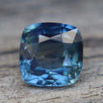 Natural Blue Sapphire with Green Undertone 1.26 Carat Cushion Cut Australian Sapphire - Sapphirepal