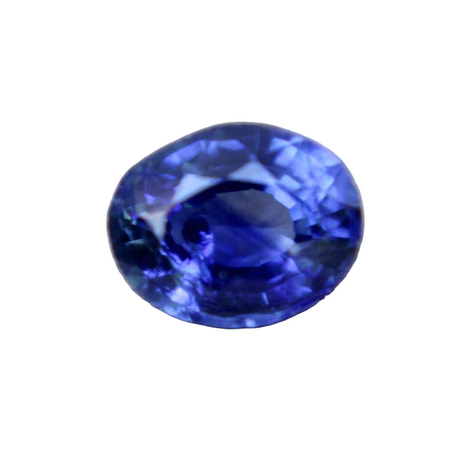 0.63ct natural blue sapphire, oval 5.63×4.56mm, Ceylon origin – face-up