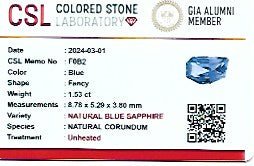 Natural Blue Sapphire - Sapphirepal