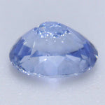0.71ct Ceylon blue sapphire, oval cut, heated, SI clarity