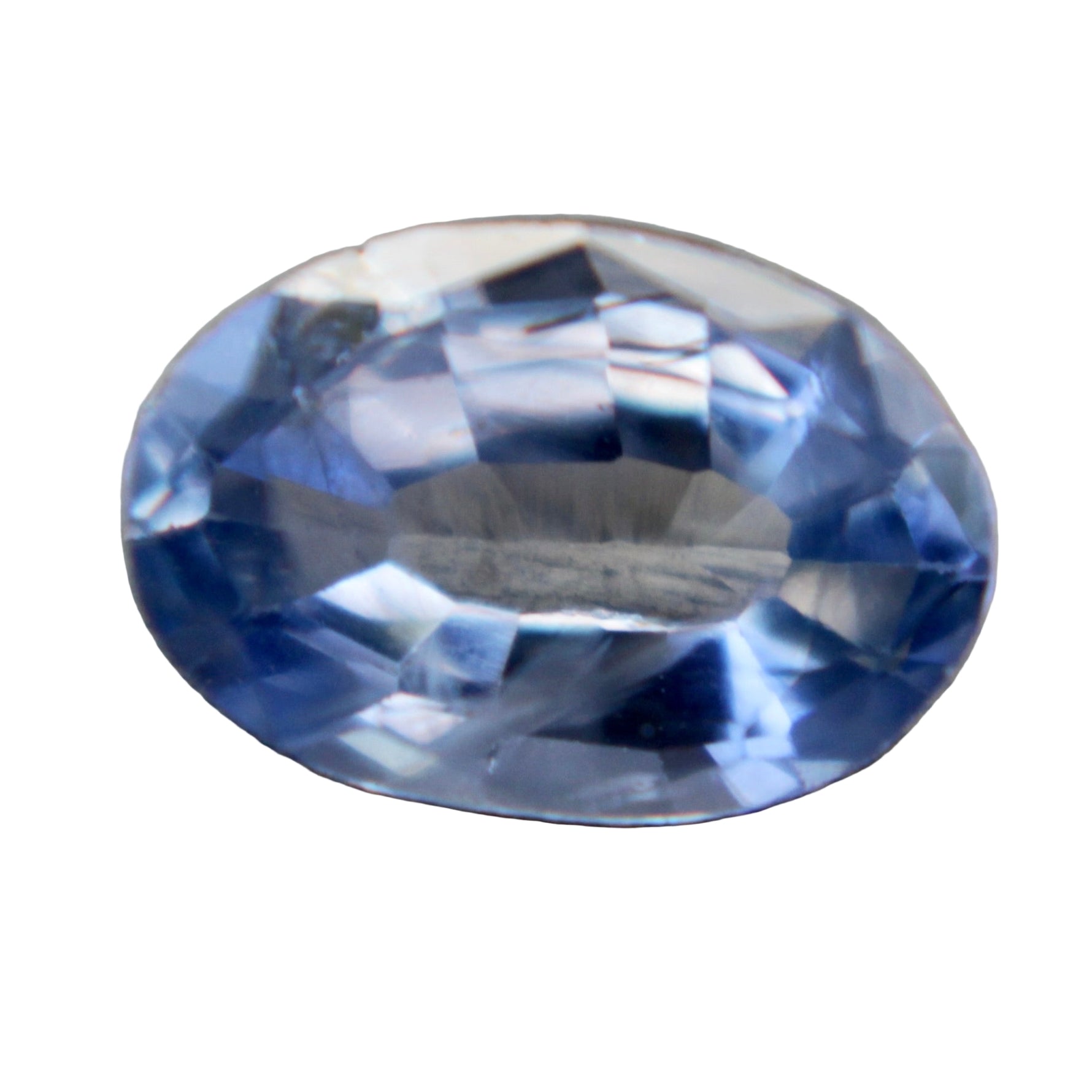 Natural blue sapphire 1.07 ct oval cut heated Ceylon gemstone