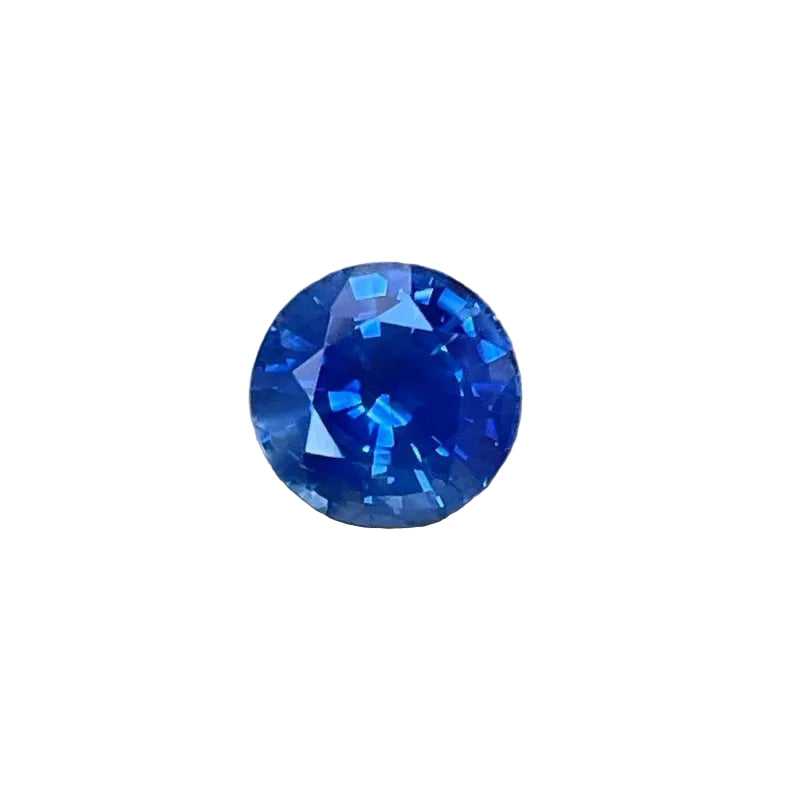 1.33 ct round natural blue sapphire 6.40 mm Ceylon eye-clean – Sapphire Pal
