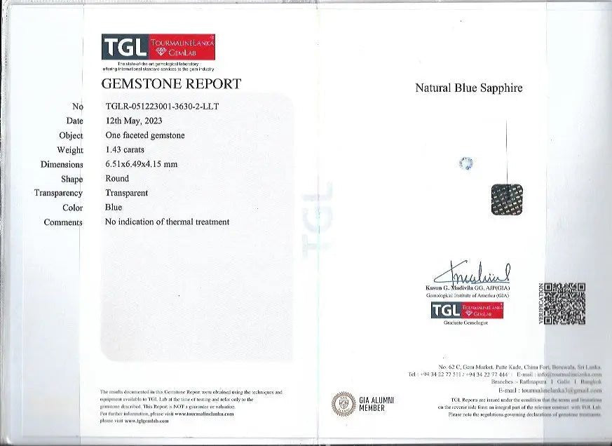Natural Blue Sapphire - Sapphirepal