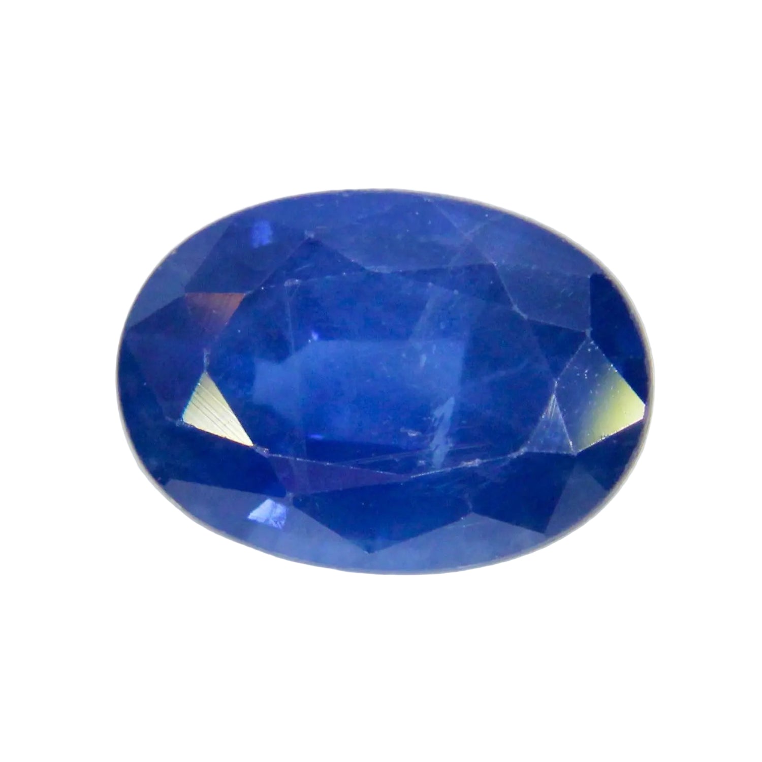 Earth-sourced oval blue sapphire—authenticity confirmed by Sapphire Pal Australia