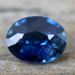 Loose blue sapphire for engagement ring and custom fine jewelry