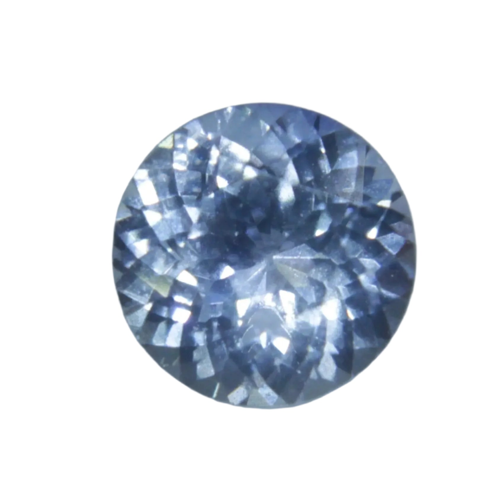 1.00 Carat Natural Blue Sapphire – Round Cut | Unheated Ceylon Gemstone | Loose Sapphire - Sapphire. pal