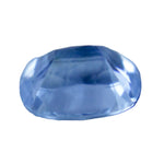 Unheated Ceylon pale blue sapphire cushion cut 5.55 x 4.10 mm
