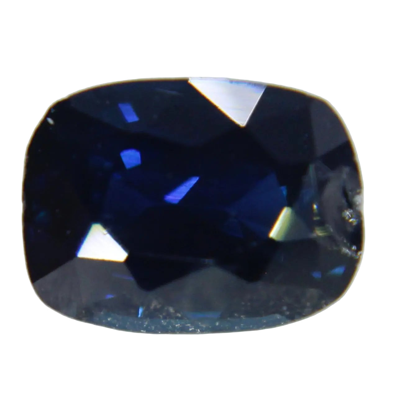 Natural Blue Sapphire 0.62 ct cushion cut, Madagascar origin, unheated (untreated), I clarity — Sapphire Pal