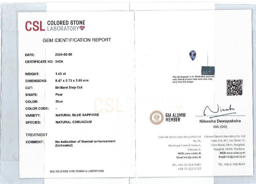 Natural Blue Sapphire - Sapphirepal