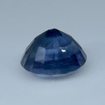 Unheated blue sapphire oval, ready for custom setting