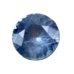 1.20ct natural blue sapphire, round 6.82 mm, Ceylon origin – face-up
