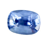 Loose pale blue sapphire cushion cut VS clarity gemstone for custom jewelry