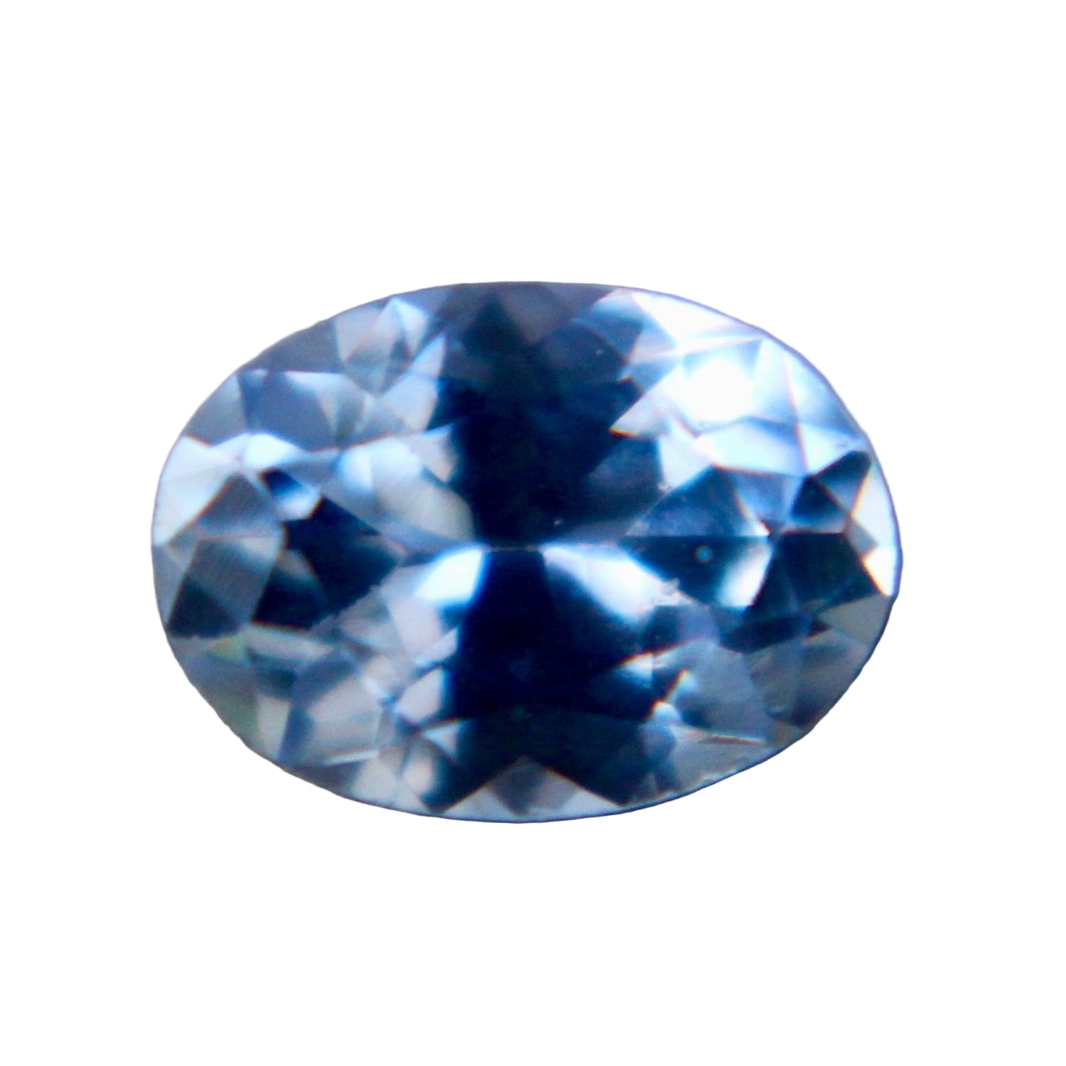 0.49ct natural blue sapphire oval cut heated Ceylon gemstone VS clarity