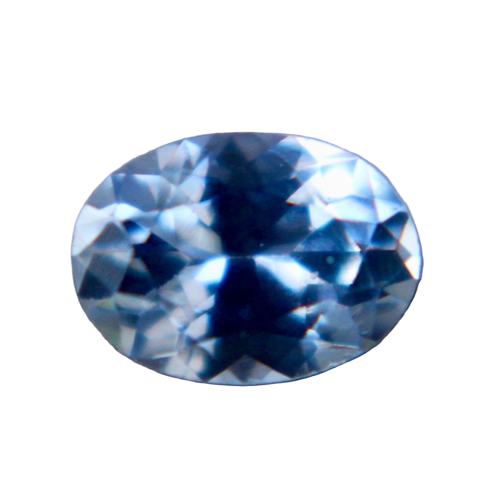 0.49ct natural blue sapphire oval cut heated Ceylon gemstone VS clarity