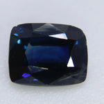Loose blue sapphire gemstone cushion cut for bespoke jewelry design