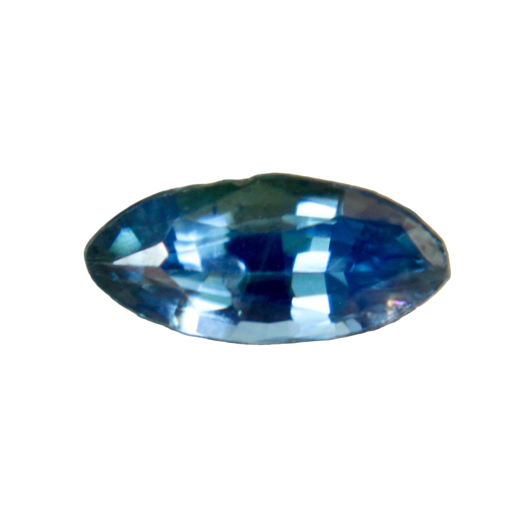 Natural Blue Sapphire 0.83 ct marquise cut, Madagascar origin, unheated, eye clean — Sapphire Pal