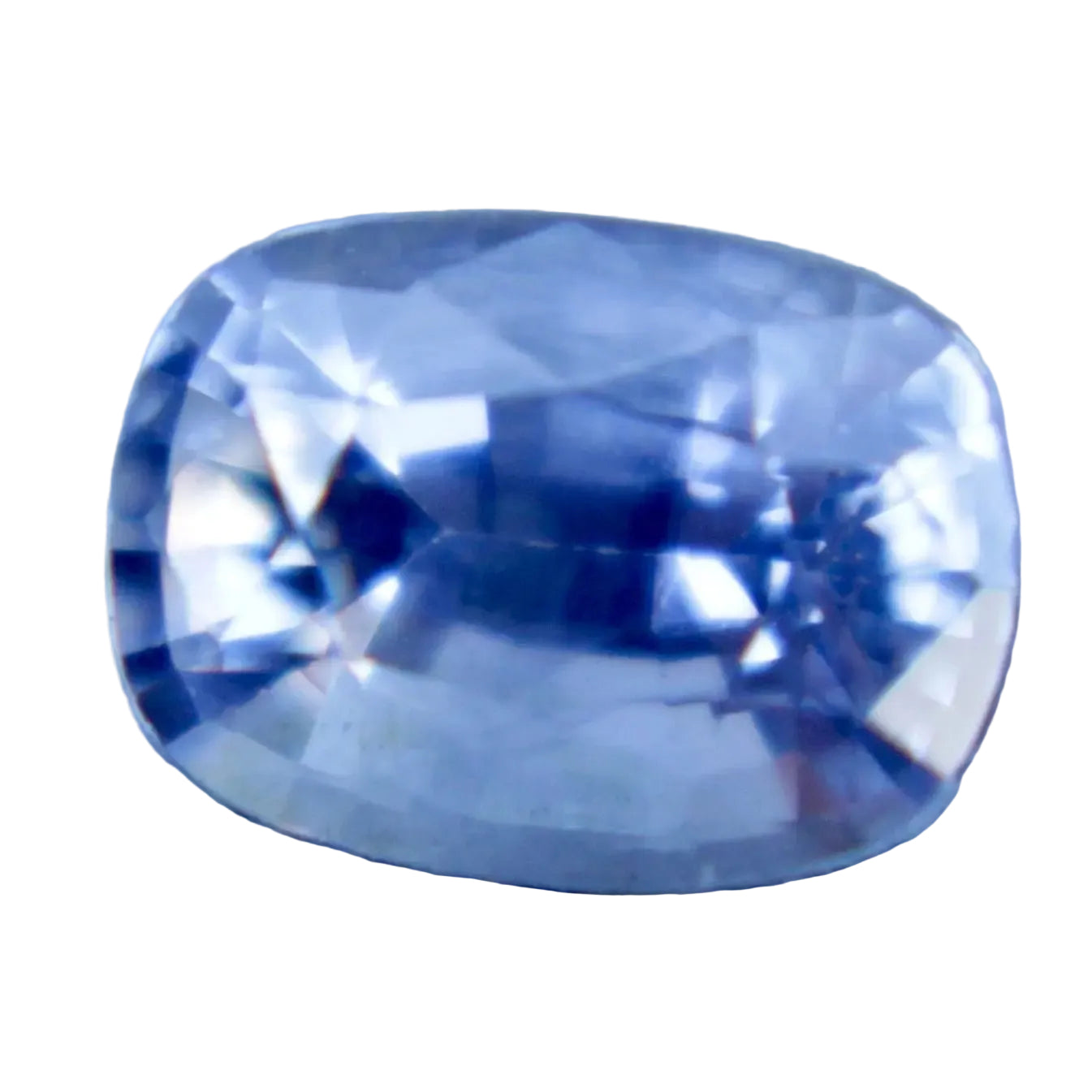 Natural unheated Ceylon sapphire cushion cut loose gemstone for pendant