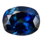 2.75 ct natural blue green sapphire cushion cut heated Madagascar gem – Sapphire Pal