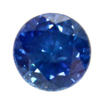 0.60 ct Natural Blue Sapphire, Round Cut, Ceylon origin, heated, SI clarity — Sapphire Pal