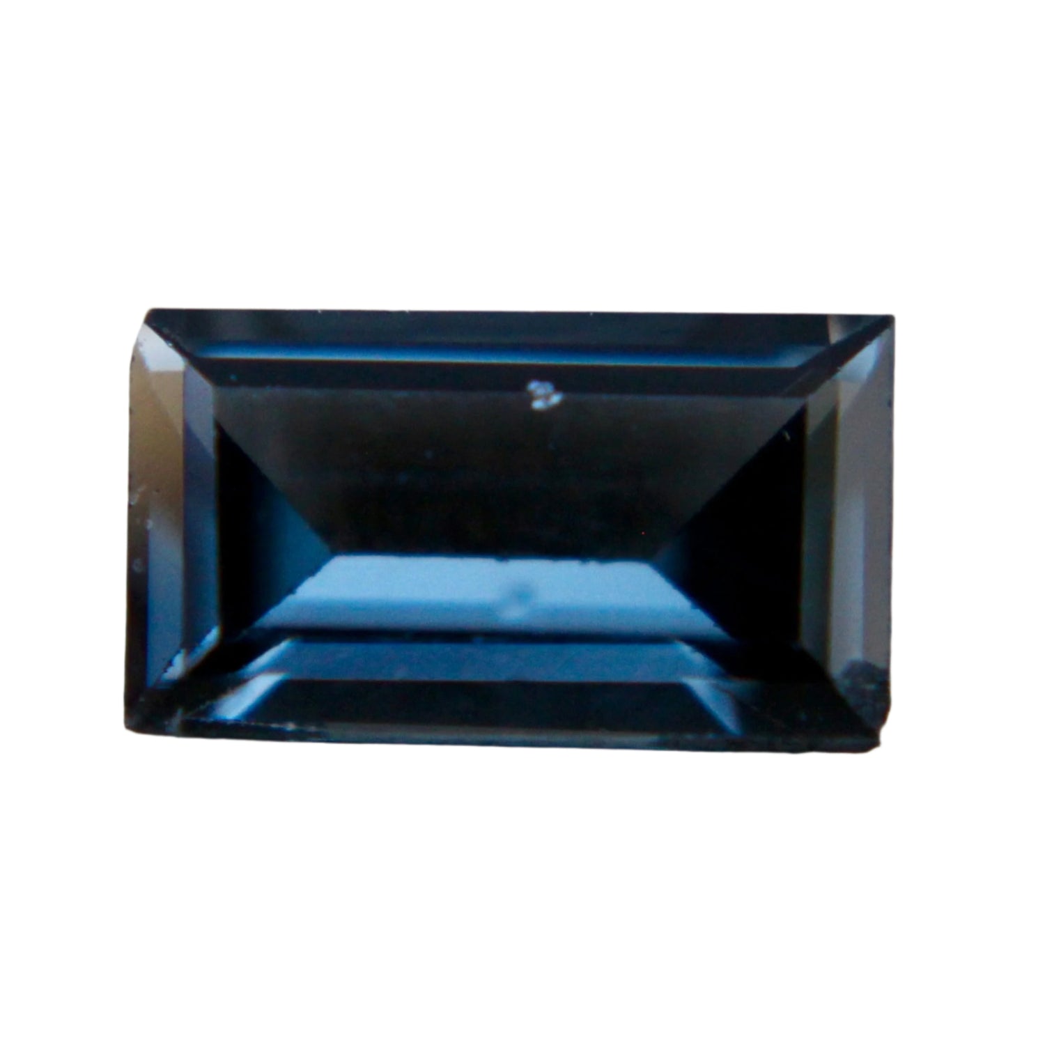 1.63ct Natural Blue Spinel – Baguette Cut Ceylon Titanium Spinel – Ethical Unheated Gemstone from Sapphire Pal Australia