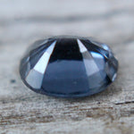 Oval blue spinel 6.91×5.68 mm VVS clarity loose gemstone for engagement rings