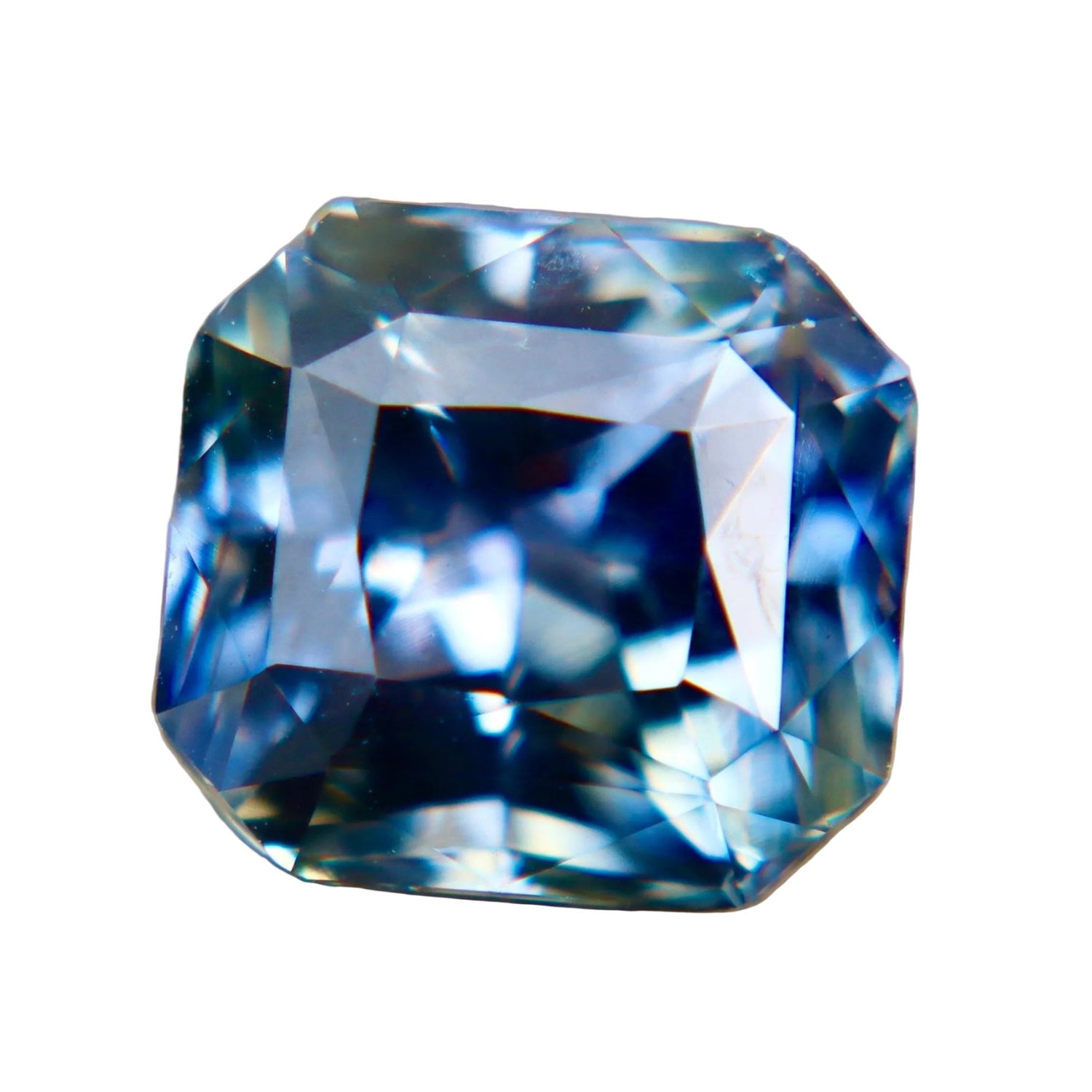 Natural Blue-Yellow Bi-Color Ceylon Sapphire 5.01 ct Octagon Cut Loose Gemstone - Sapphirepal