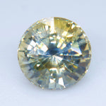 Natural Blue Yellow Bi-Color Sapphire 1.22 Carat Round Cut – Ceylon - Sapphirepal